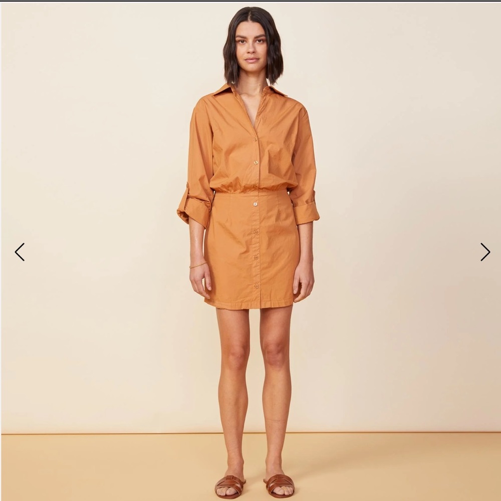 Monrow organic shirt dress